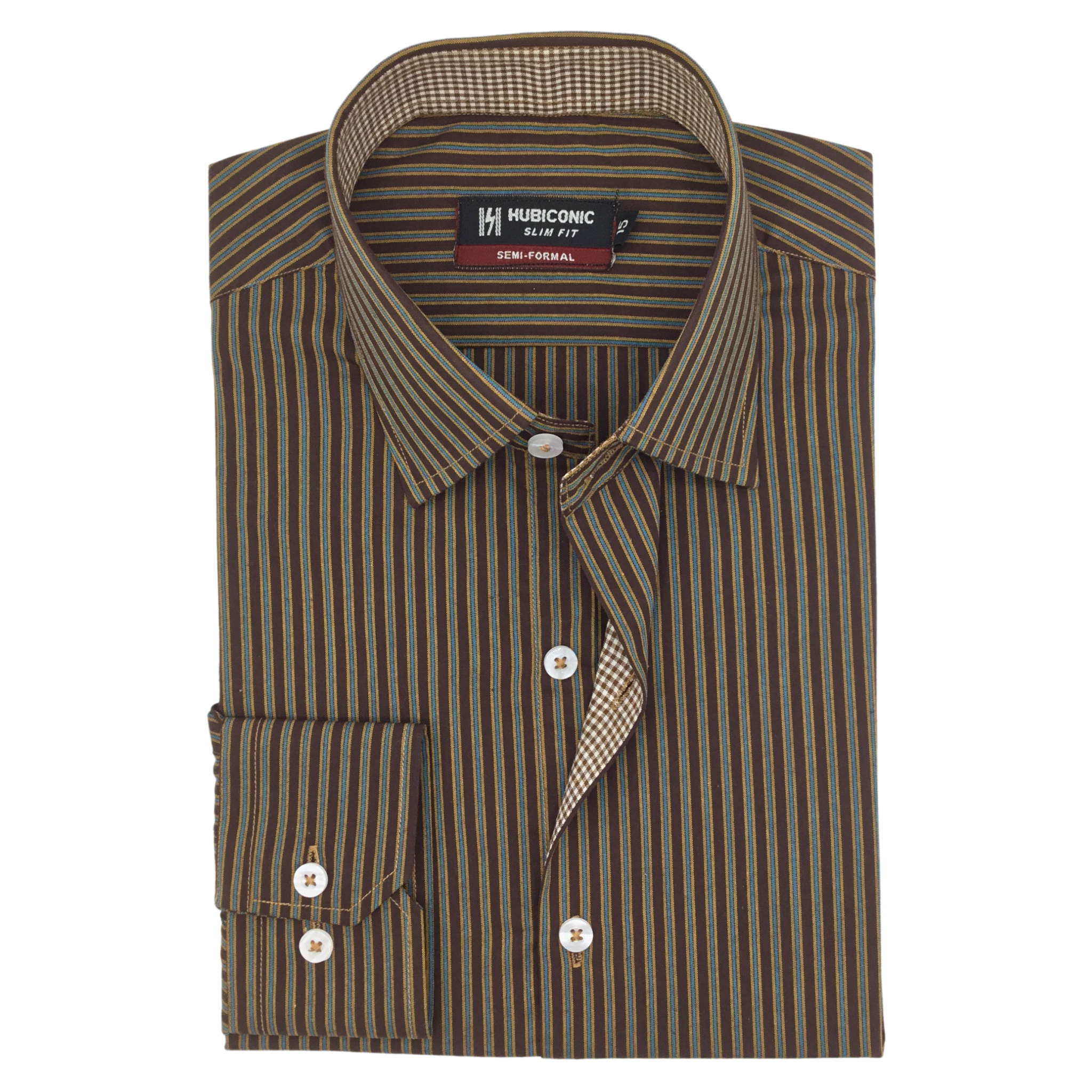 Men's Brown Dress Shirt